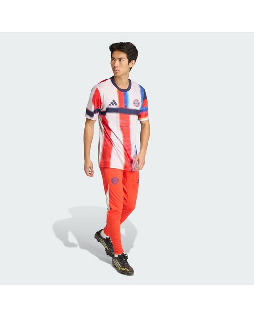 Adidas Originals Red Fc Bayern Ss26 Pre-Match Jersey for men