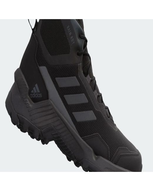 Adidas Black Eastrail 2.0 Mid Rain.rdy Hiking Shoes for men
