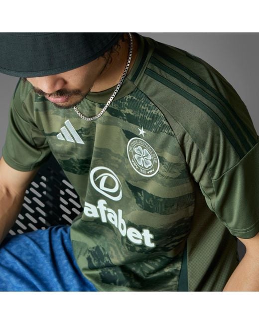 Adidas Green Celtic Fc 24/25 Third Jersey for men