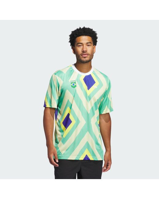 Adidas Green Brasil Criola Jersey for men