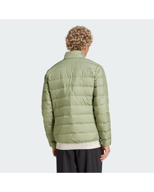 Essentials Lite Down Jacket Adidas de hombre de color Green