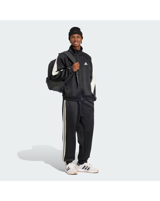 Adidas Black Stadium Tracktop for men