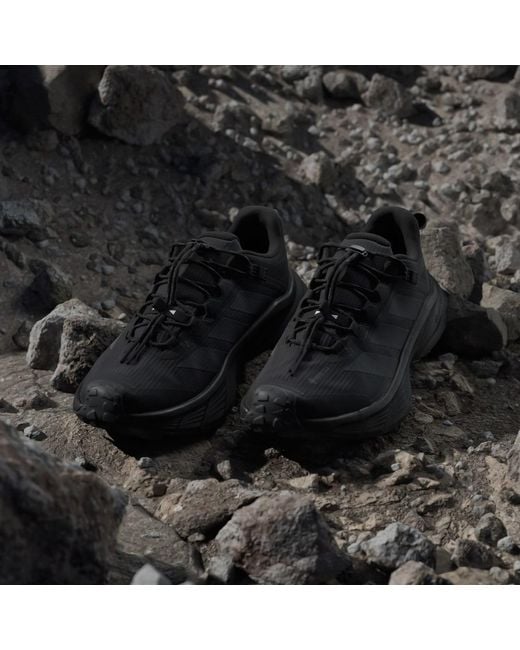Adidas Black Terrex Freehiker Sl Gore-Tex Hiking Shoes for men