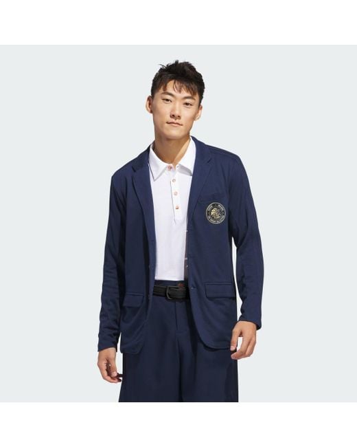 Adidas Blue X Malbon Sport Coat for men