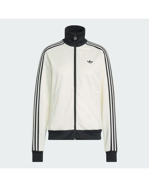 Adidas White Classic Track Tops