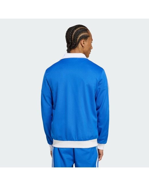 Track Top Adicolor Classics Beckenbauer di Adidas in Blue da Uomo