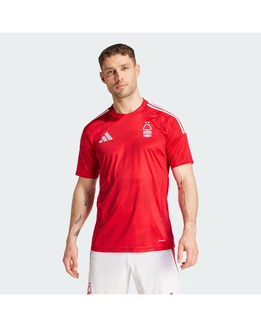 Adidas Red Nottingham Forest Fc 24/25 Home Jersey for men