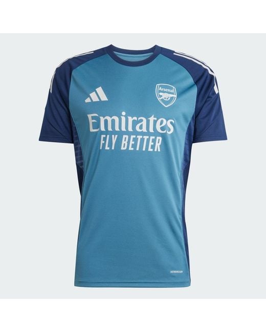 Adidas Blue Arsenal 2025/26 Aeroready Training Jersey for men
