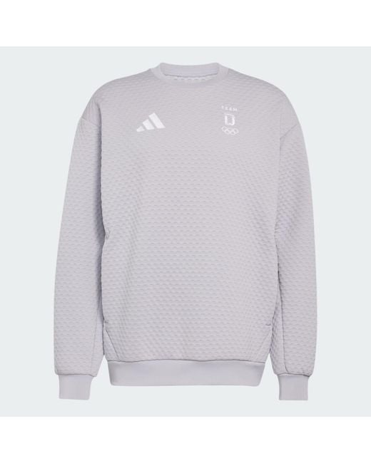 Adidas Purple Team D Xploric Crew Neck Sweatshirt for men