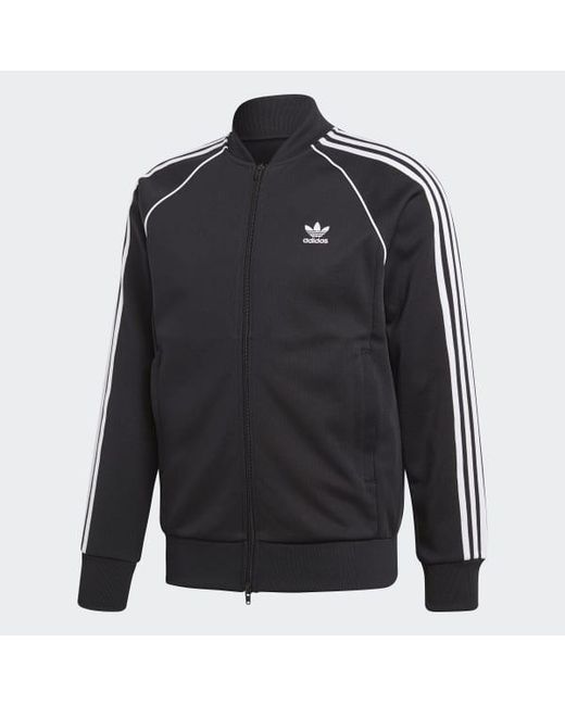 adidas black and white track jacket