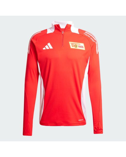 1. Fc Union Berlin Tiro 24 Competition Training Top di Adidas in Red da Uomo