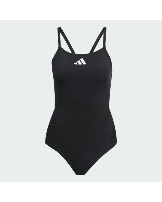 Bañador Con Tirantes Finos Cruzados En La Espalda Ripstream Team Adidas Originals de color Blue