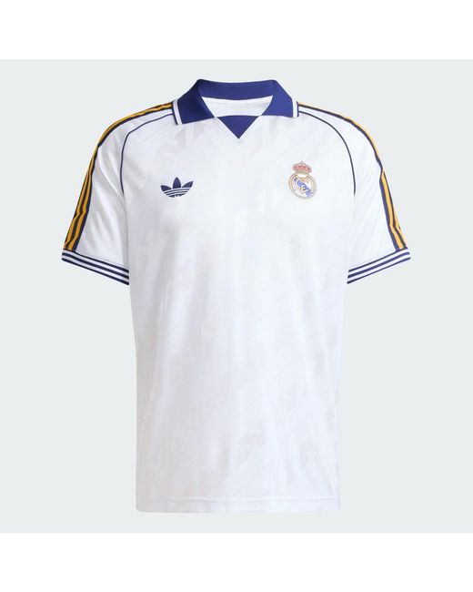 Adidas White Real Madrid Originals Jersey for men