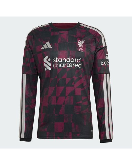 Adidas Blue Liverpool Fc 26/27 Third Jersey Longsleeve for men