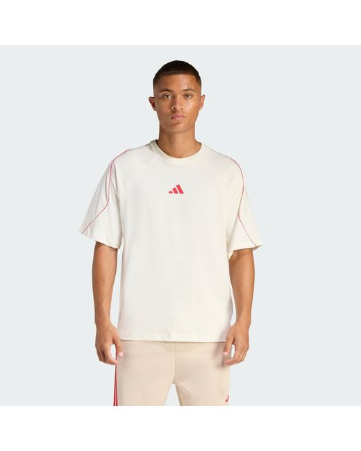 Adidas White Stadium T-Shirt for men
