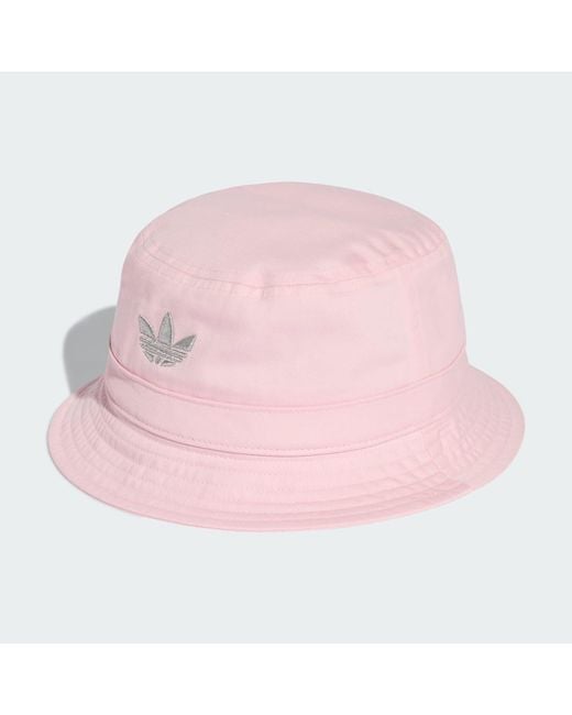 Adidas Pink Adicolor Trefoil Bucket Hat