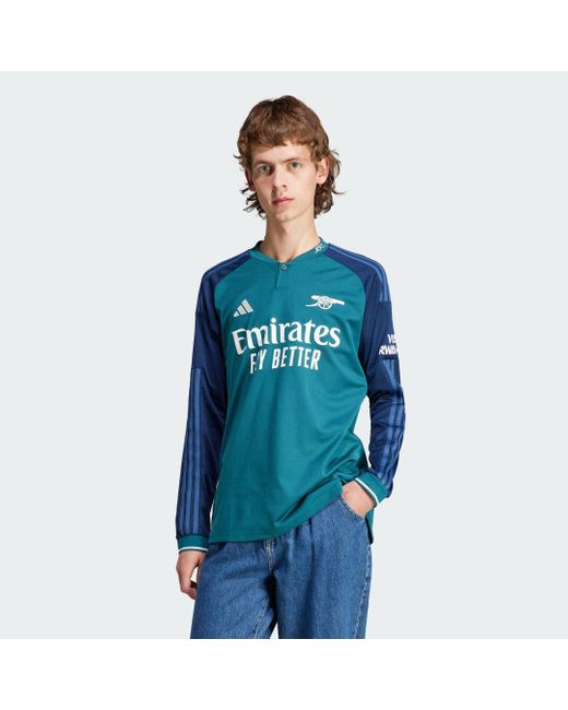 Camiseta manga larga tercera equipación Arsenal 23/24 adidas de hombre de  color Azul | Lyst