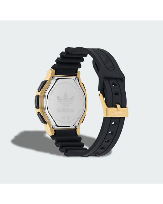 Reloj Expression Three Digital Ps Adidas de color Metallic