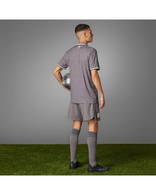 Adidas Gray Real Madrid 24/25 Third Jersey for men