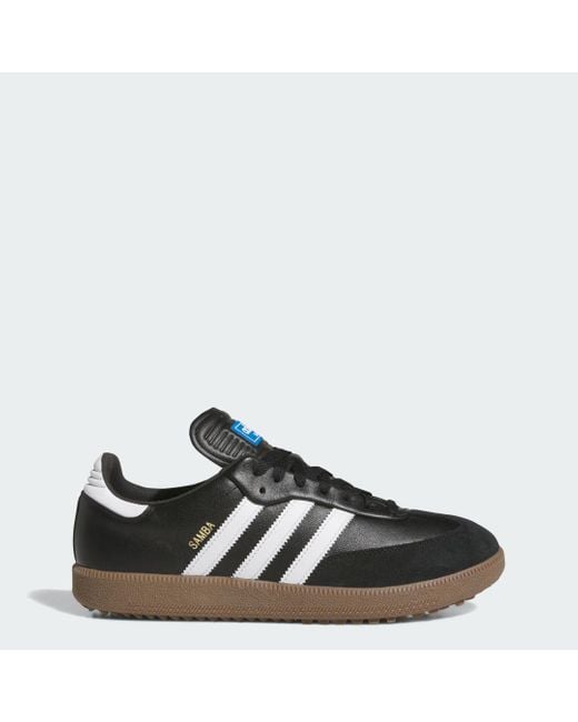 Adidas Black Samba Spikeless Golf Shoes
