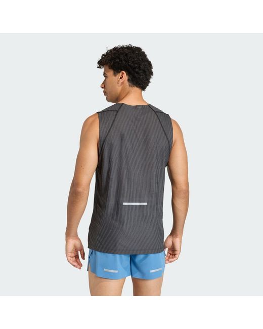Adidas Blue Adi365 Climacool+ Engineered Tank for men