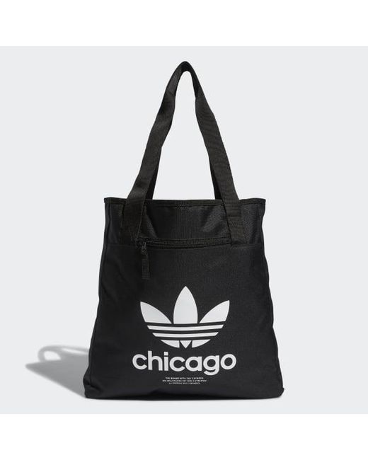 adidas Synthetic Chicago Cities Tote Bag in Black - Lyst
