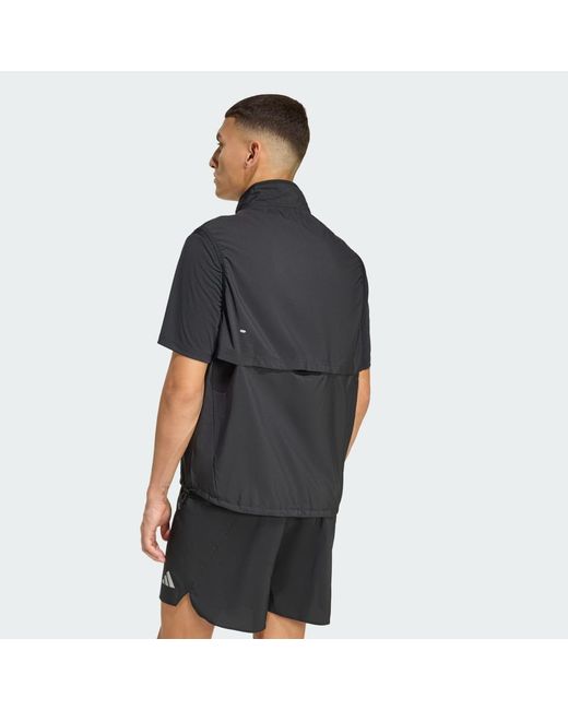 Chaleco De Running Adi365 Essentials Adidas de hombre de color Black