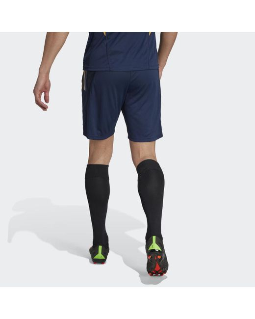Adidas Blue Real Madrid Tiro 23 Training Shorts for men