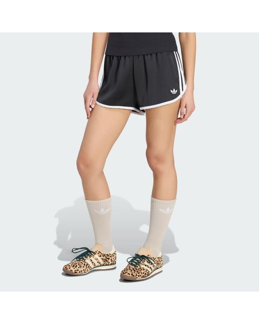 Adidas Blue 3 Stripes Sprinter Shorts