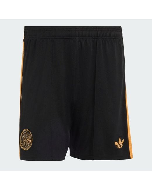 Adidas Black Ajax Amsterdam 26/27 Away Shorts for men