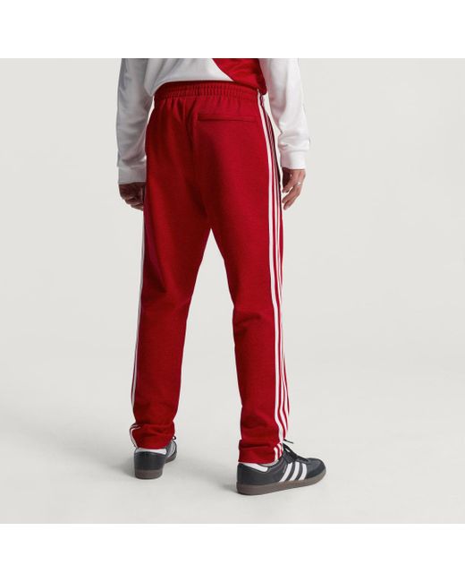 Adidas Red Peru Track Pants for men