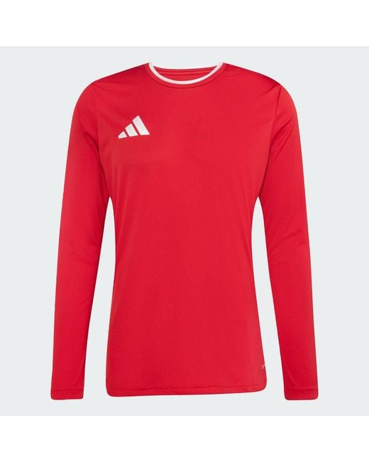 Adidas Red Entrada26 Long Sleeve Jersey for men