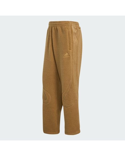Adidas Brown Borg Fleece Teamgeist Trackpant for men