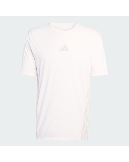 Adidas White Running Terrex Xperior Climacool+ T-Shirt Kd4848 for men