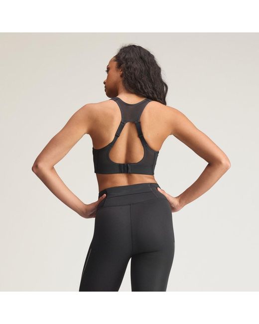 Adidas Black By Stella Mccartney Running High Support Sports Bra