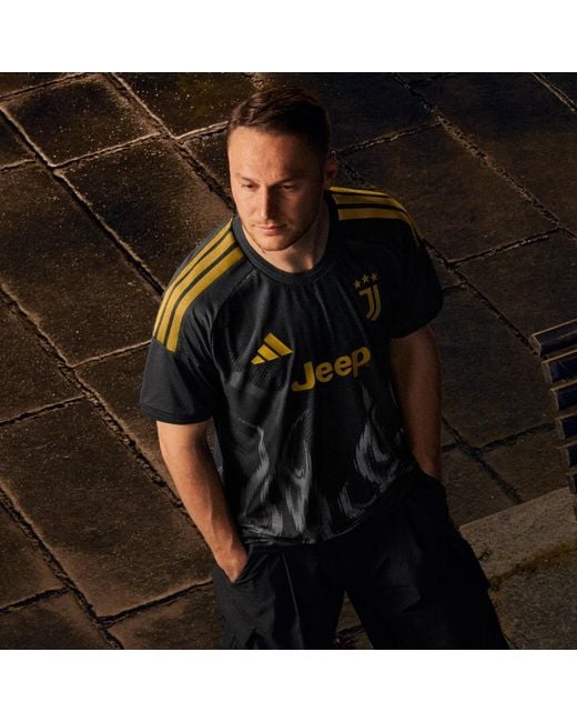 Adidas Black Juventus 26/27 Third Authentic Jersey for men