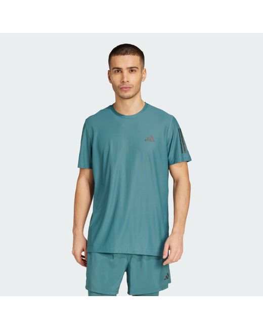 Camiseta Own The Run Adidas Originals de hombre de color Blue