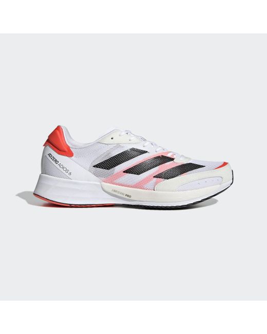adidas Synthetisch Adizero Adios 6 Schoenen in het Wit - Lyst