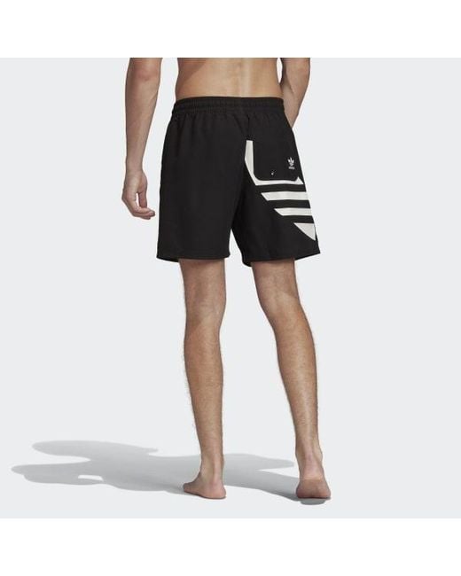adidas trefoil swim shorts