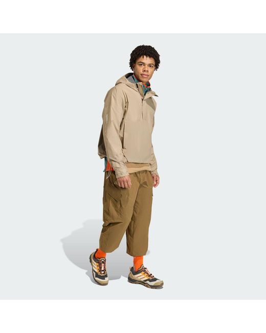 Adidas Natural Terrex Xploric 2.5 Layer Climaproof Anorak for men