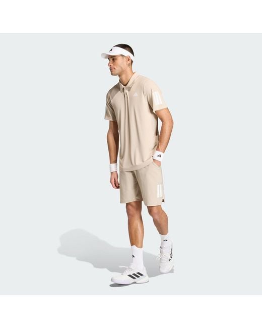 Adidas Natural Club Tennis Climacool 3-Stripes Shorts for men
