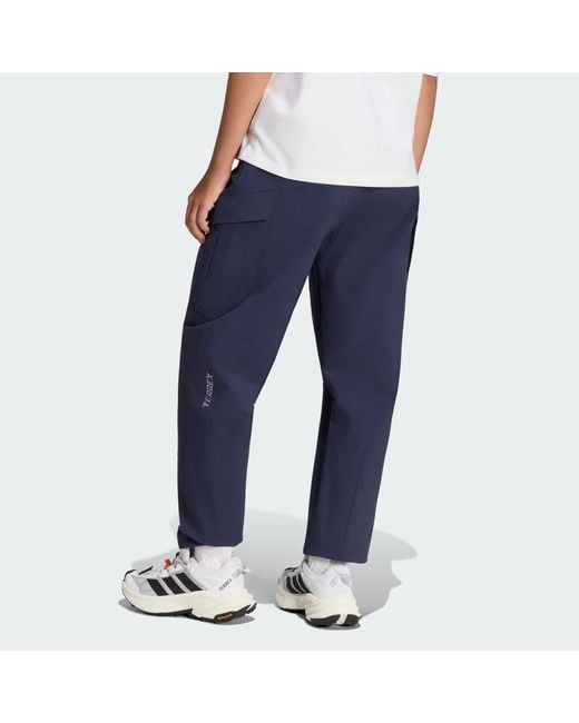 Adidas Blue Terrex Xploric Clima365 Cargo Tracksuit Bottoms