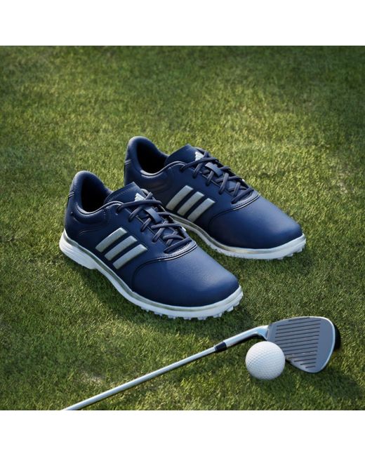 Adidas Blue Alphaflex Zoysia Spikeless Golf Shoes