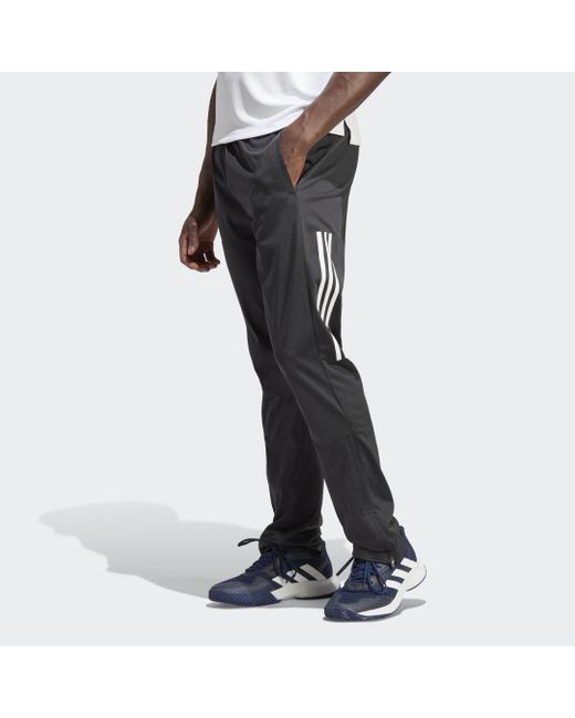 adidas 3-stripes Knitted Tennis Broek in het Zwart voor heren | Lyst NL
