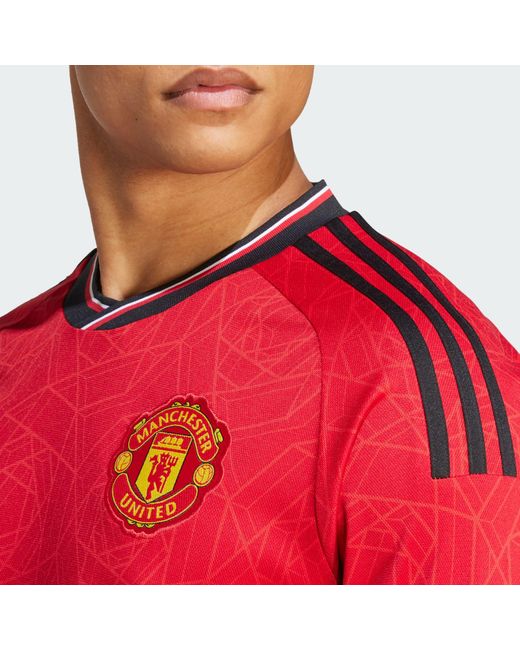 adidas Manchester United 90 Home Jersey - Red | adidas Malaysia
