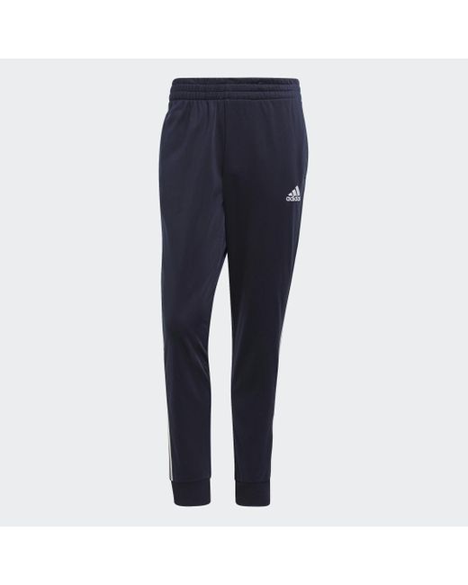 Adidas Blue Basic 3-stripes Tricot Tracksuit for men