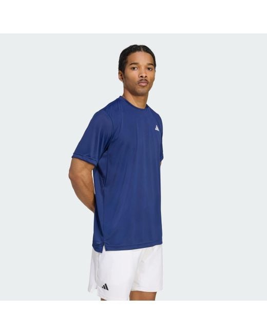 Adidas Blue Club Tennis Climacool T-Shirt for men