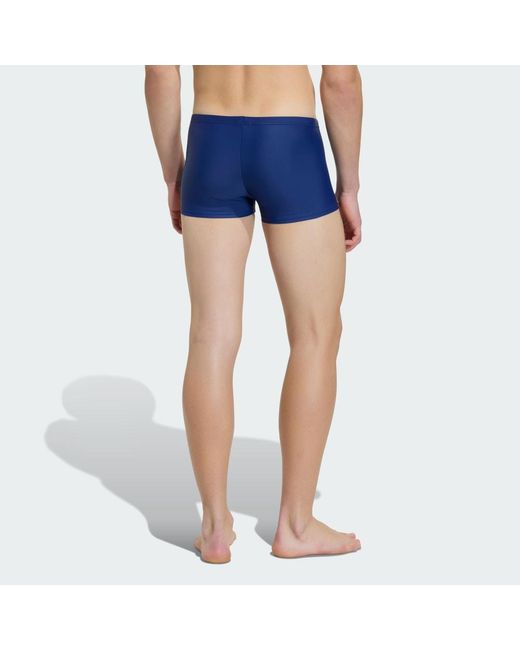 Bañador Tipo Bóxer Solid Adidas de hombre de color Blue