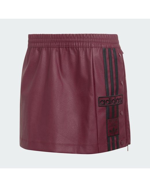 Adidas Purple Pleather Adibreak Skirt