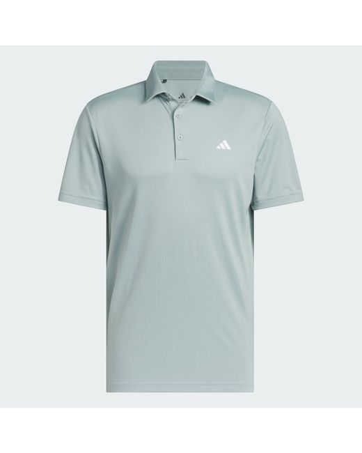 Polo Performance Solid di Adidas in Blue da Uomo
